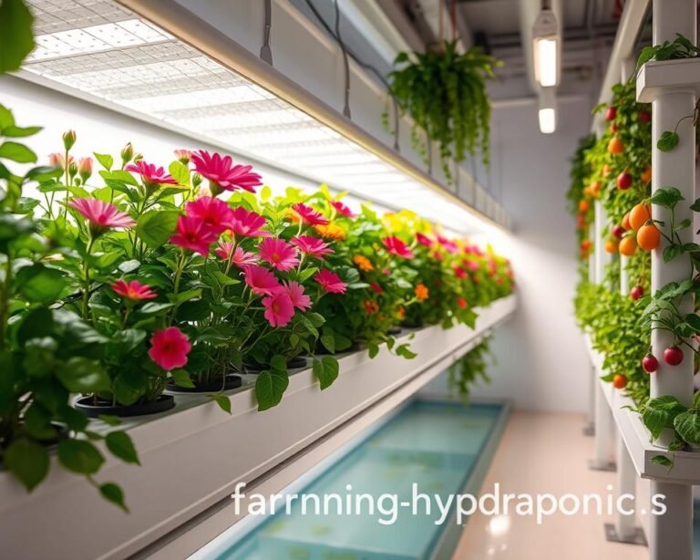 Hydroponic Flowers and Fruiting Plants