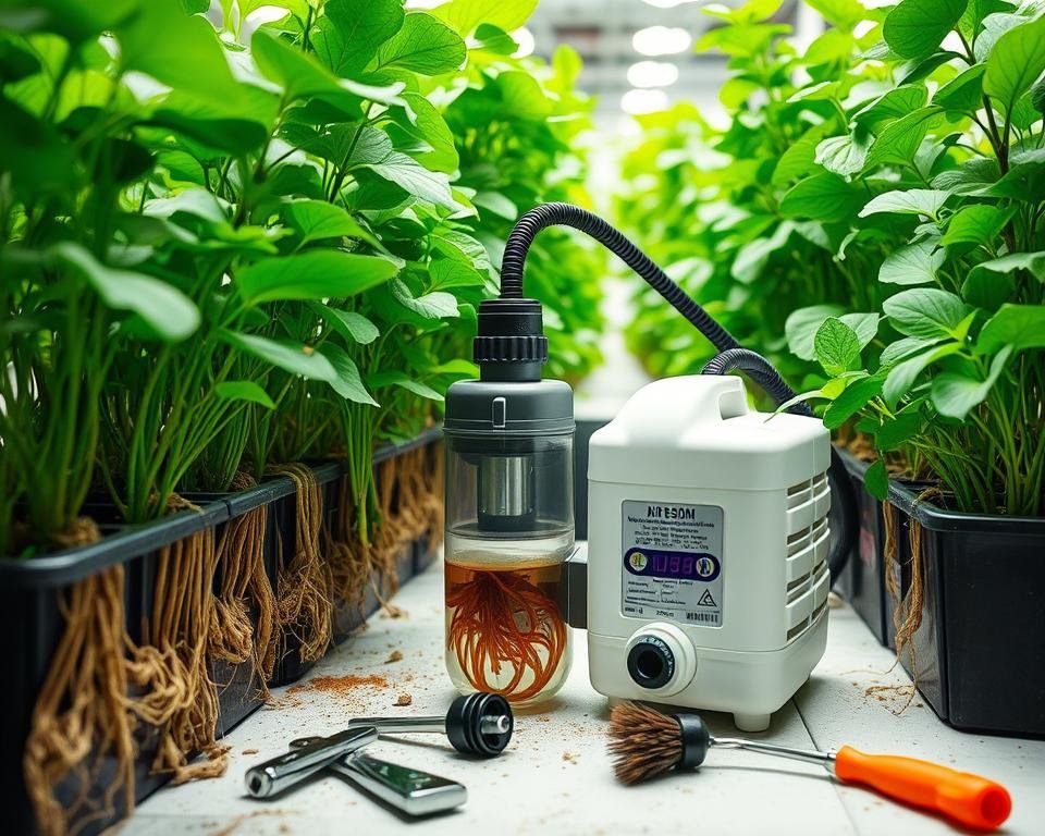 Hydroponic Grow Room Air Pump Maintenance