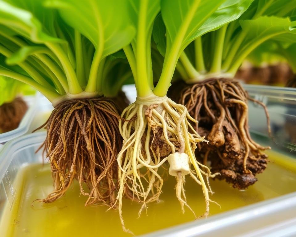 Hydroponic Root Health Inspection