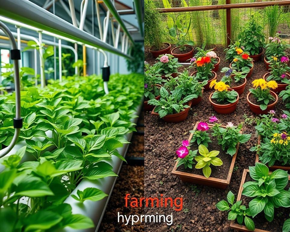 Hydroponic and Soil Growing Comparison