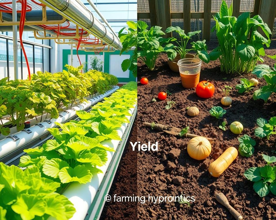 Hydroponic vs Traditional Gardening Yield Comparison