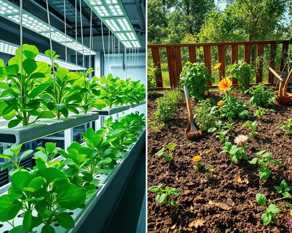 Hydroponics vs Traditional Gardening Challenges