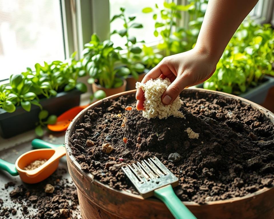 Indoor Vegetable Container Gardening Soil Preparation