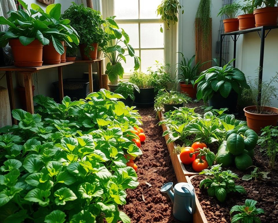 Indoor Vegetable Gardening