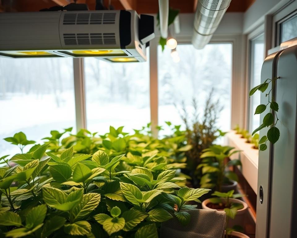 Indoor Winter Garden Temperature Control