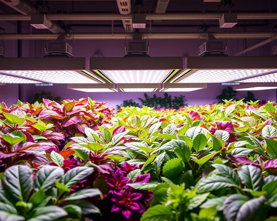 LED Grow Light Positioning in Hydroponics