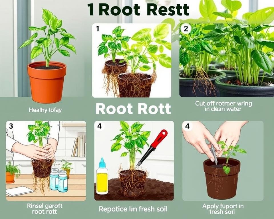 Root Rot Treatment Process