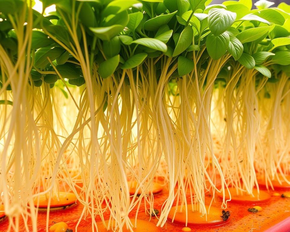 Roots in Hydroponics