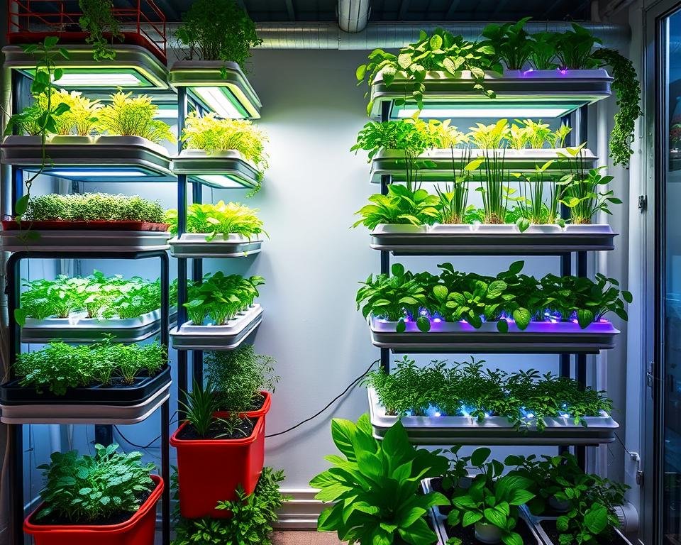 Vertical Hydroponic Garden Layout