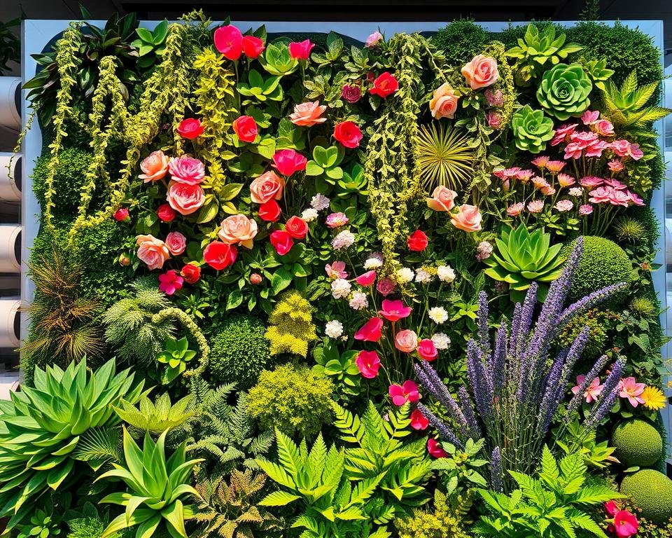 Artistic Living Wall Design