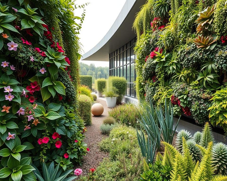 Biophilic Design in Vertical Gardens