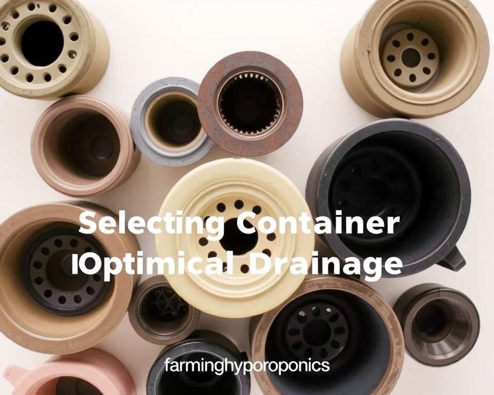 Container Drainage Selection