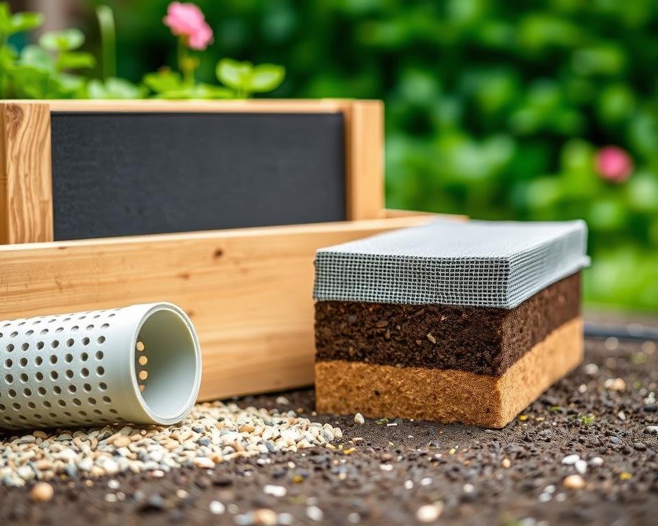 Container Garden Drainage Components