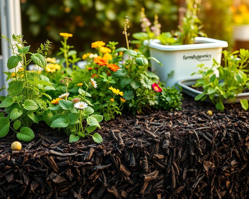 Container Garden Mulching Benefits