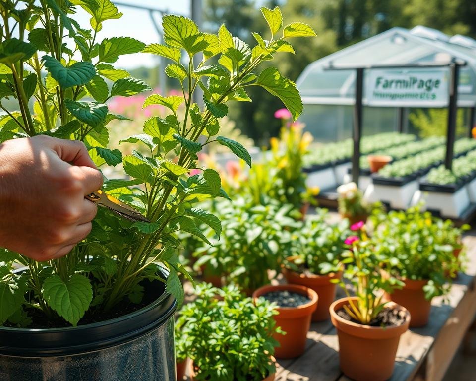 Container Garden Pruning Techniques