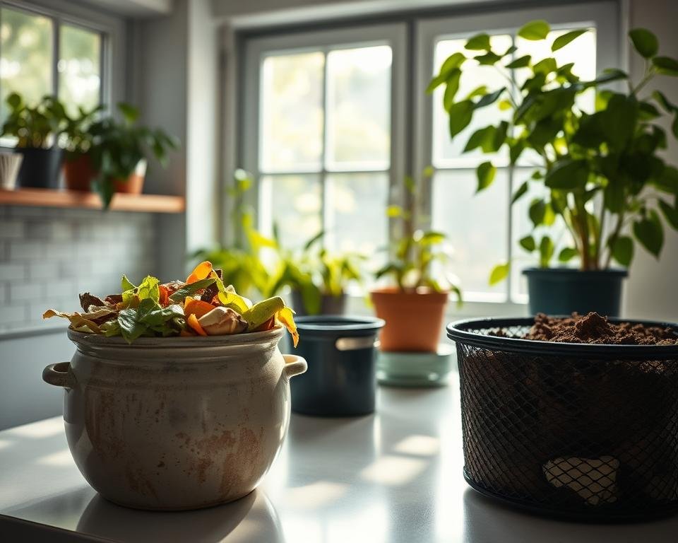 Kitchen Waste Composting for Container Gardens