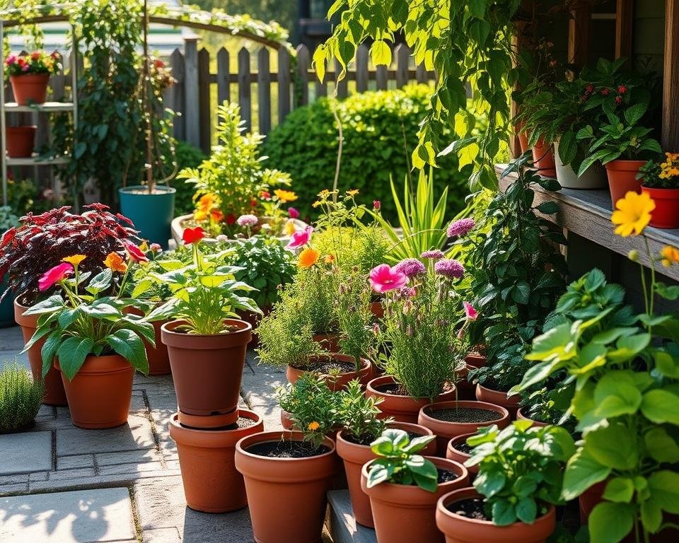 Seasonal Container Gardening Management