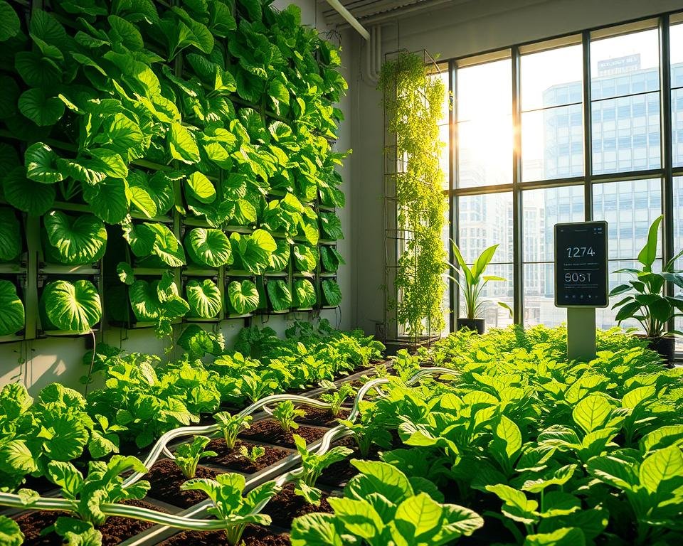 Smart Irrigation Technology in Vertical Gardening