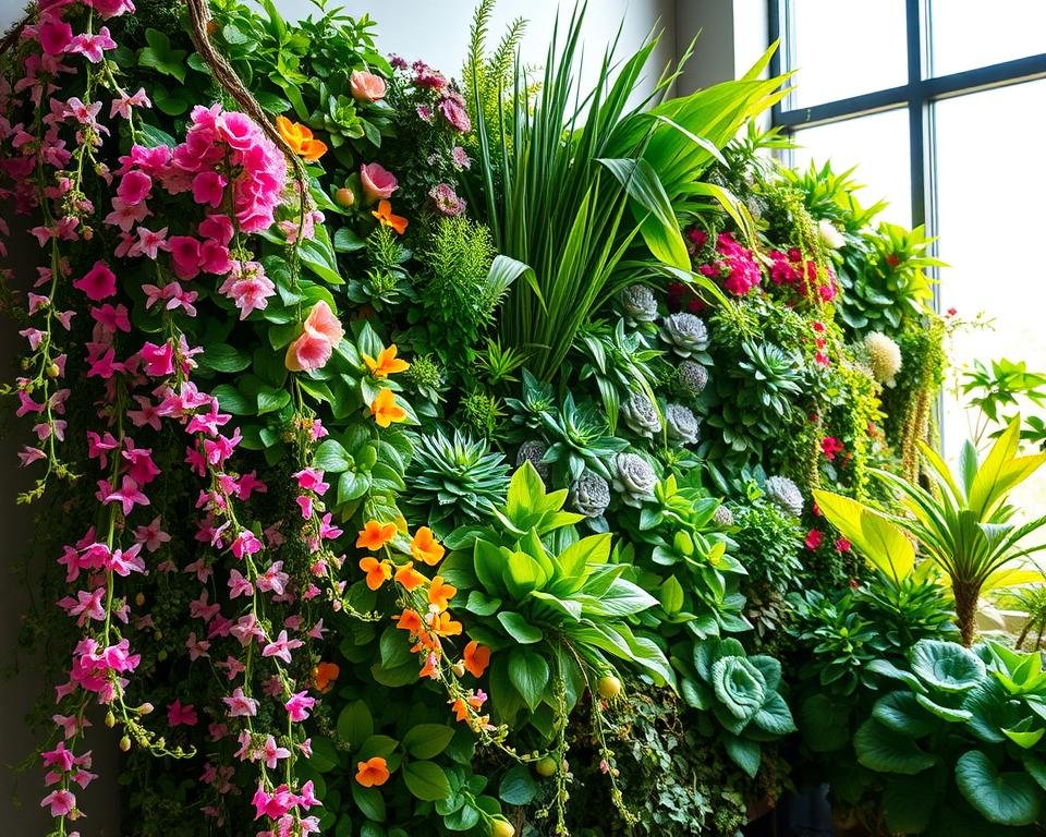 Vertical Garden Plant Selection