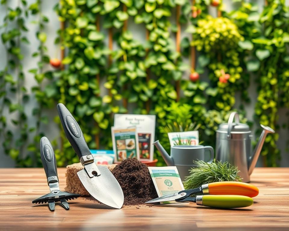 Vertical Garden Tools and Materials