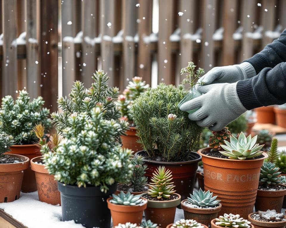 Winter Container Gardening Care